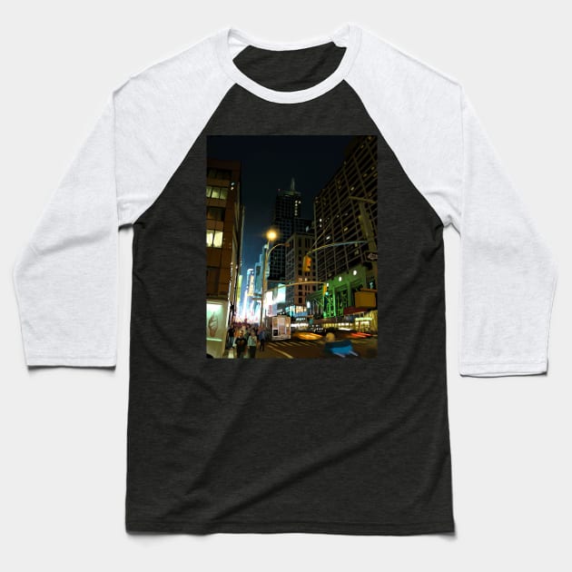 7th Avenue Baseball T-Shirt by Paul Mudie